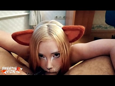 ❤️ Kitsune กลืนกระเจี๊ยวและหลั่งในปากของเธอ ❤❌ โป๊ ที่เรา ️❤